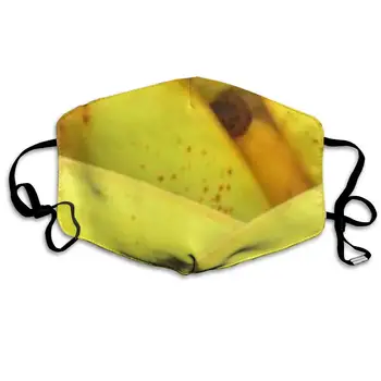 

Bananas Yellow Mouth Mask, Cute Anti Dust Face Mask Cover Mouth for Adults and Teens