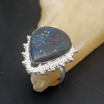 

Elegant Solitaire Sea Sediment Silver Color Ring Free Shipping 9# VC43