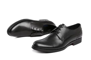 

Leather Shoes Pointed Toe Work Shoes Fashion Wedding Shoes Comfortable Chaussure Homme Men's Cowhide Cow Leather Genuine Leather