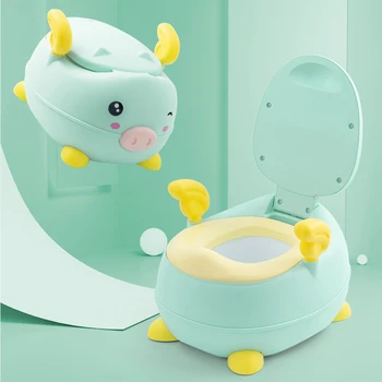

Children's Potty Boy Girls Baby Training Potty Seat Cartoon Piggy Shaped Toilet Portable Kids Toilet Cute Children Travel Pots