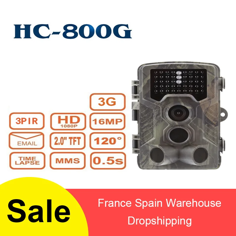 

3G MMS SMTP Hunting Camera HC800G SMS 16MP 1080P Cellular Mobile Trail Night vision Hunting Cameras