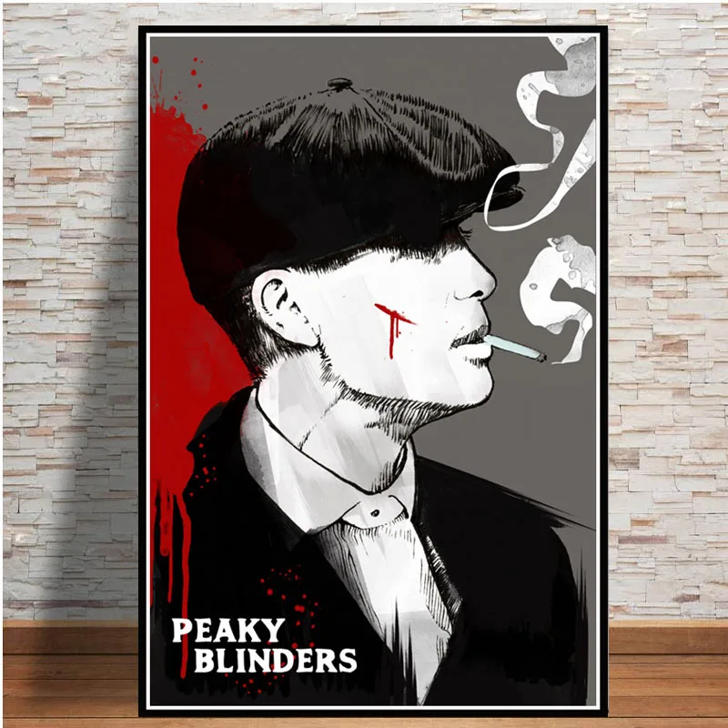 Peaky bliners Cillian Мерфи ТВ-шоу художественный постер Картина Настенная картина домашний декор, плакаты и принты