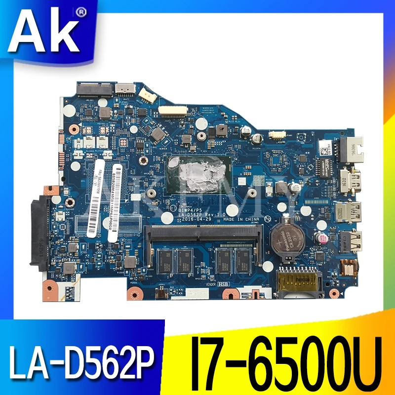 LA-D562P Laotop motherboard for Lenovo Ideapad 110-15ISK original
mainboard 4G-RAM I7-6500U