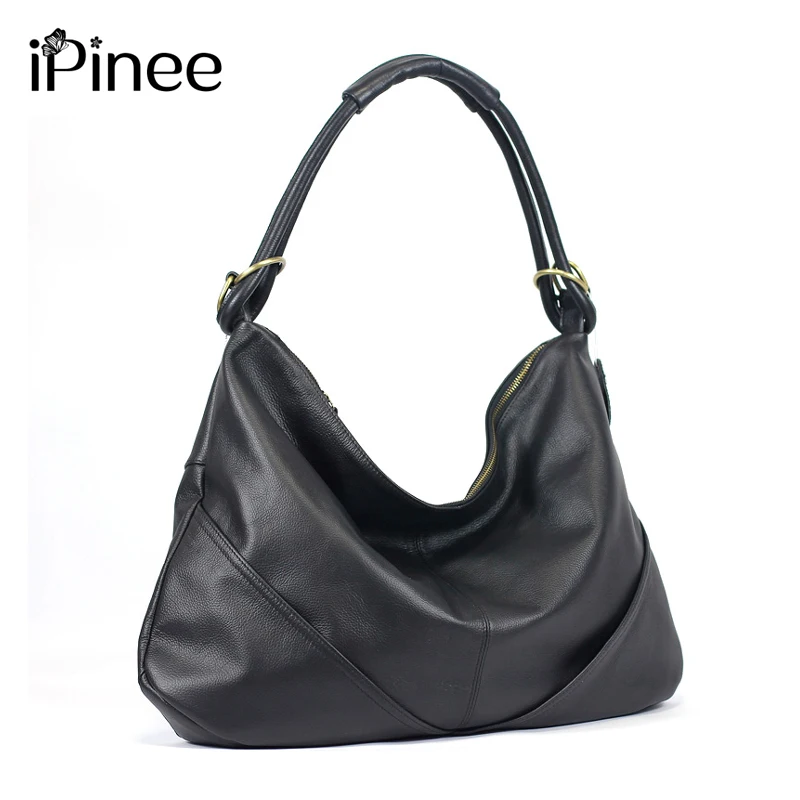 IPinee модная женская сумка на плечо натуральная кожа Большая вместительная сумка Высокое качество сумка через плечо кошелек