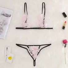 Для женщин сексуальный кружевной бюстгальтер Женская удобная обувь для студентов на косточках Нижнее белье Бюстгальтеры комплекты нижнего белья, Для женщин короткий комплект Lenceria 661BRS30