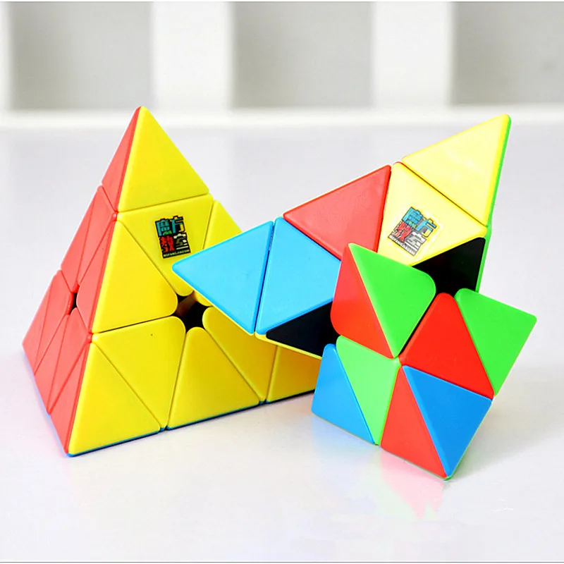 Кубик moyu Meilong 3x3x3 Пирамида магический куб Moyu 3x3 Пирамида куб meilong Пирамида 3x3 скоростной куб moyu 3x3 Пирамида головоломка куб
