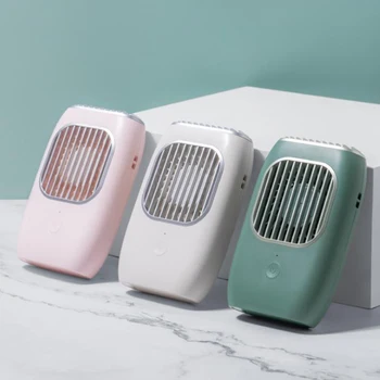 

Hanging Neck USB Fan 3 Speed Bladeless Air Cooler Students Portable Outdoor Fans Rechargeable Office Desktop Electric Fan
