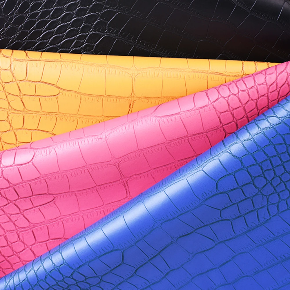 

Lychee Life 29x21cm Synthetic Leather Fabric A4 Colorful PU Leather Fabric DIY Handmade Sewing Clothes Supplies Decorations