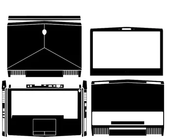 

Laptop Sticker Skin Decal Carbon fiber Cover Protector for Alienware 13 R3 ALW13C 13.3-inch 2016-2017 release