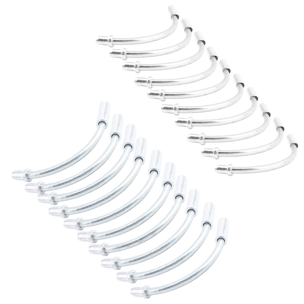20pcs Bike Bicycle V-Brake Cable Noodle Leading Pipe with Lubricant PE Liner 90/110 Degree