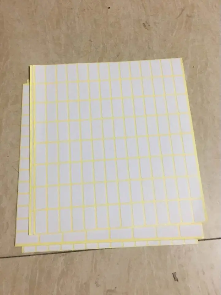10 Sheets Self Adhesive Sticky White Label Writable Name Stickers Blank Note Diamond Painting Accessory Embroidery | Дом и сад