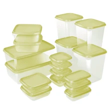 17 шт./компл. коробка для хранения холодильника пластиковая пищевая Овощной контейнер для фруктов герметичная коробка с крышкой для хранения кухни