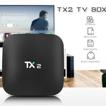 TX2 Control remoto caja de televisión global HD 4K Android 6,0 caja de Smart Ultra HD 2G/16G Bluetooth WIFI IPTV de Google decodificador 4 reproductor de medios(China)
