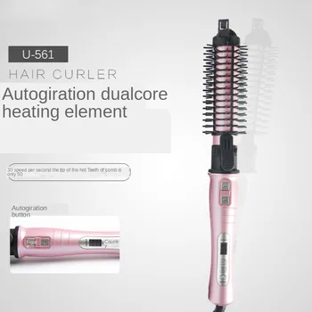 

Electric Ceramic Hair Curler Curling Iron Roller Curls Wand Waver Styling Tools LCD Display Straight Curly Hair Comb Large Wave