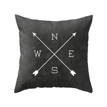 

45x45CM Fashion Design Cotton Pillow Cover Super Soft Car Office Sofa Cushion Pillow Cover Home DecorationColored squares 3