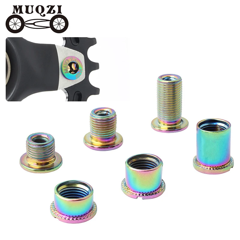 Bike Chainring Bike Crankset Accessories MUQZI Bike Chainring Wheel Screw Crank Single/Double/Triple Disc Bolt