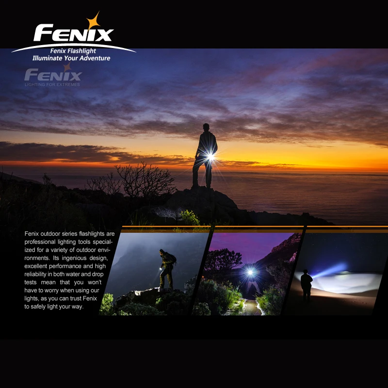 Портативный Легкий/компактный светодиодный фонарик Fenix E20 V2.0 Luminus SST20 с 2