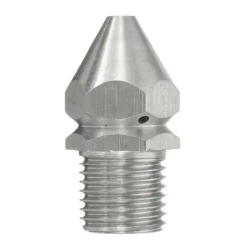 

2020 High Pressure Washer Drain / Sewer Cleaning Jetter Nozzle (4 Jets) 1/4" Male 4.5