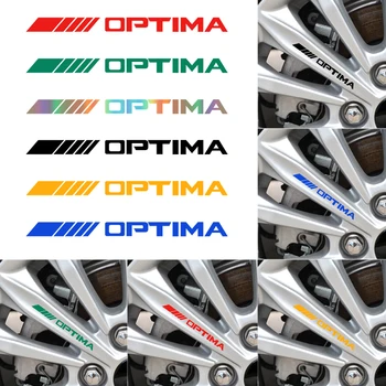 

Car Wheel Sticker Car Logo Badge Emblem sticker Decal for KIA optima car styling accessories