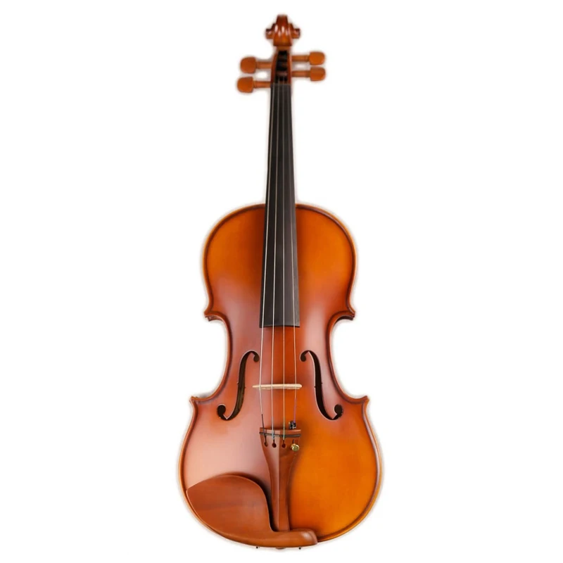 

Full Size Students Beginner Violin Matte Finish Spruce Face Maple Violin Jujube Parts with Case Bow