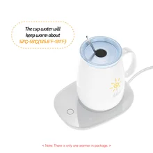 Грелка, электрический настольный нагреватель для кофейной кружки, автоматическое отключение кофе, молока, напитков, Подогрев воды для дома и офиса