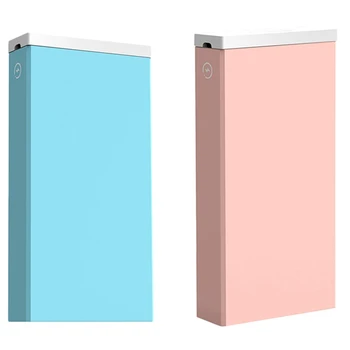 

2Pcs Portable Uv Sanitizer Box Stereo Cleaner Usb Charge Ultraviolet Charger for Cell Phone Portable - Blue & Orange