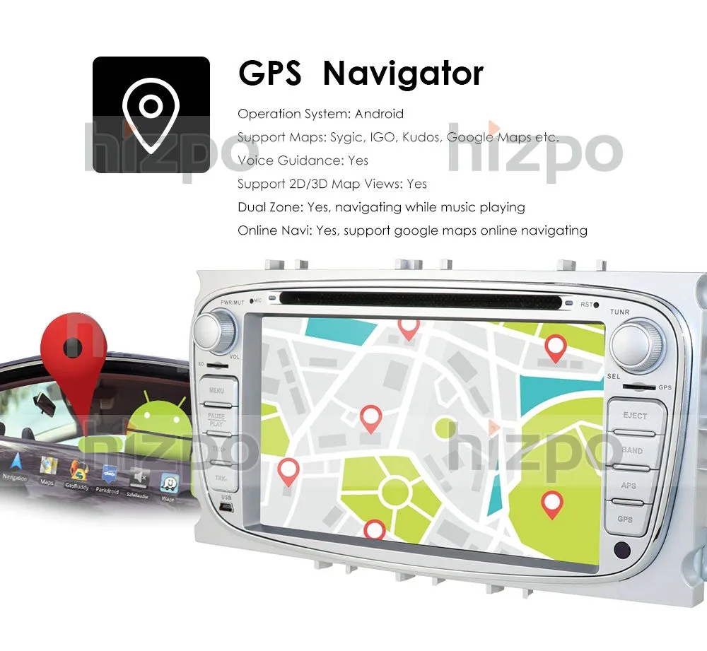 Android 10 PX5 ips автомобильный DVD gps радио плеер для Ford Focus C-Max Transit подключения Kuga S-Max Galaxy Mondeo Восьмиядерный 4 грамм 64 гром