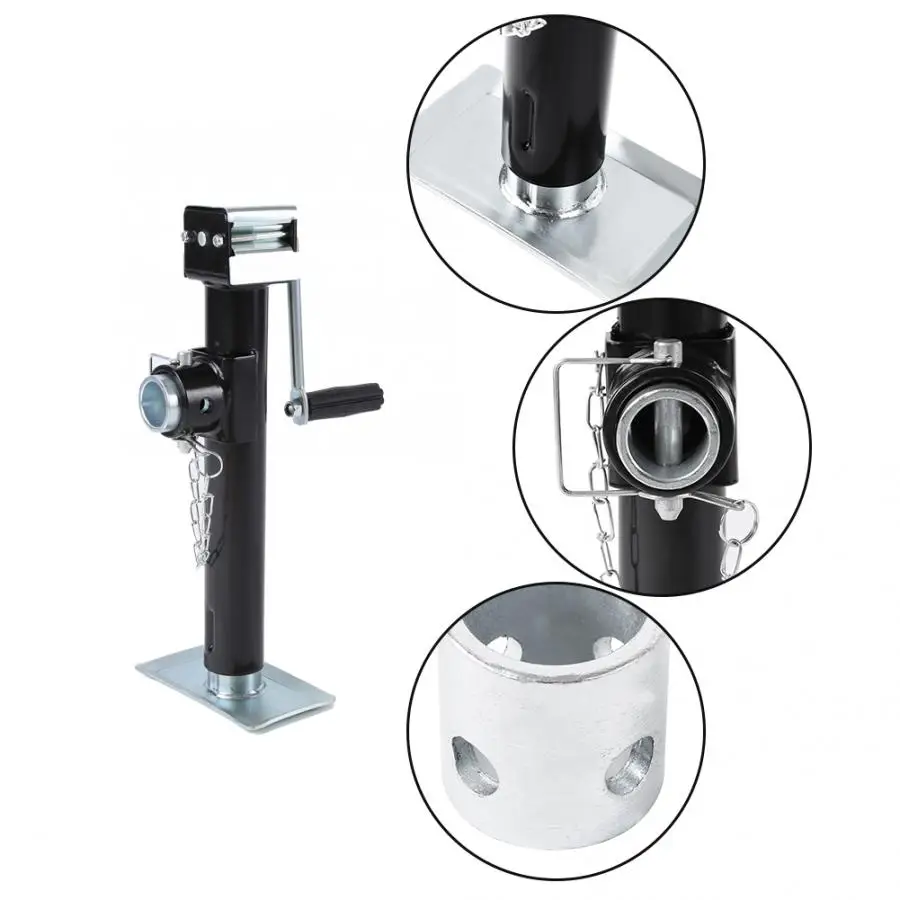 2 шт. ножки прицепа 1000 кг ножка труба крепление боковой ветер подъем тележки