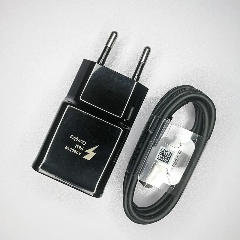Samsung Быстрое Зарядное устройство usb зарядное устройство адаптер 9 В 1,67 а Быстрая Зарядка Тип C кабель для Galaxy A30 A40 A50 A60 S10 S8 S9 Plus note 8 9