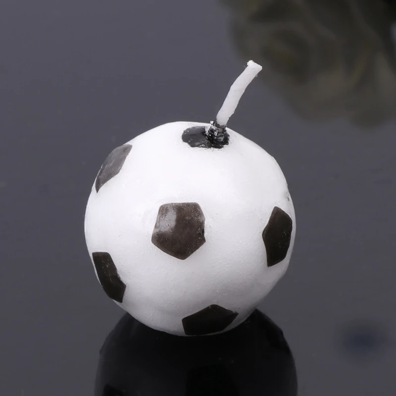 6 шт./компл. футбольный мяч Футбол свечи для День рождения Детская поставки украшения E65B