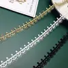 2 Yards High quality Water Soluble Gold Lace Trim Braid Lace DIY Garment Accessories Embroidery Fabric Lace Trims 15mm ► Photo 1/4