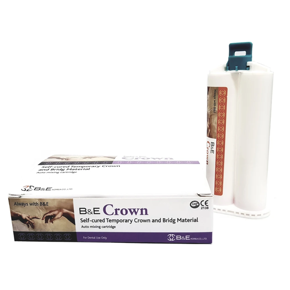 Dental Supplies Temporary Crown Materials Resin Bridge Self Cure Temp Implant Crown Front Teeth Posterior 50ml Dentistry dental resin filling material temporary tooth replacement kit