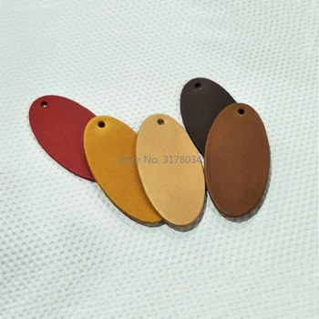 

New Japan Steel Blade Ovals Blank Leather Ear Tag Lable Die Cut Rule Cutter Mold for DIY Leather Punch Crafts Tool 64x32 mm