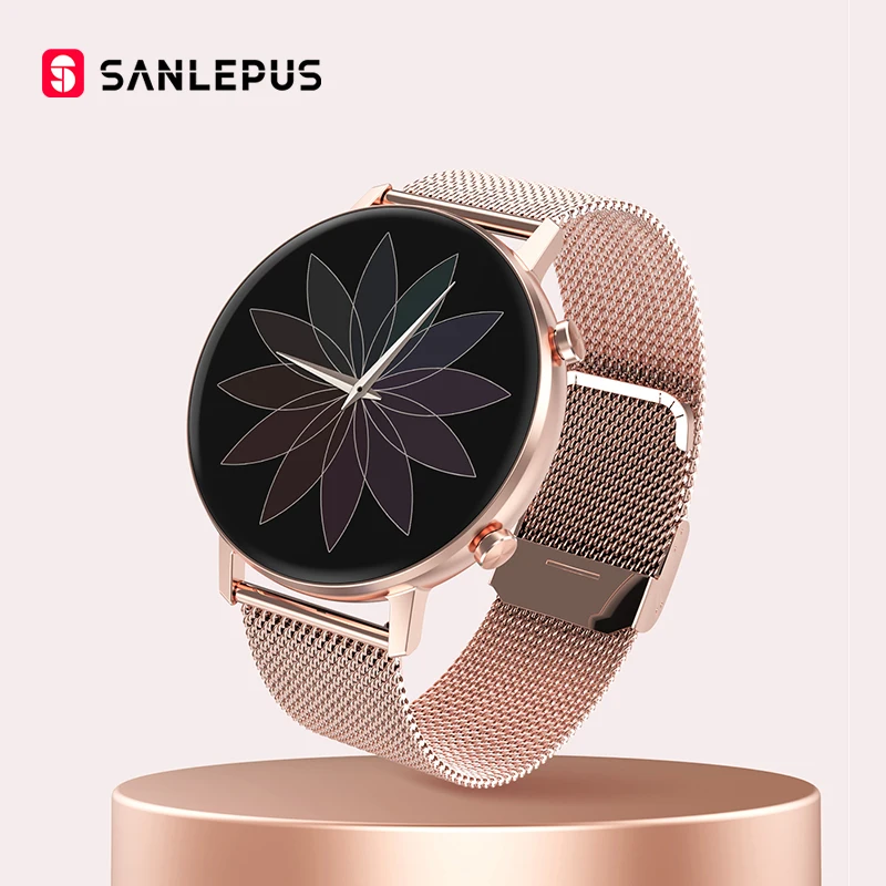 2021 NEW SANLEPUS Smart Watch Men Women Couple Lovers Sport Smartwatch Blood Pressure Oxygen Monitor For Android Apple | Электроника