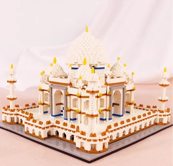 

Diamond micro-particle building blocks world-famous building models with high difficulty building blocks