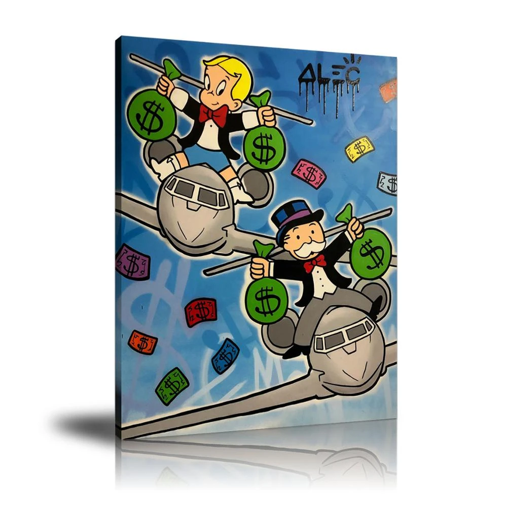 Alec Monopolies Richie Goyard Golf HD Canvas Painting Print Living Room