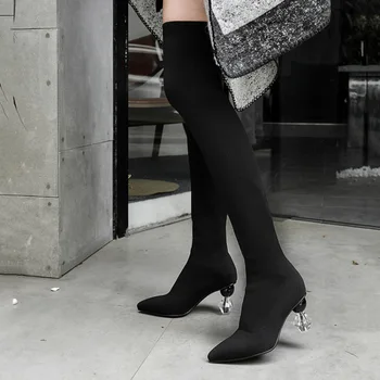 

Zorssar Women's Fashion Boots Short Boot With Top Layer Leather Breathable Slip-on Riding Boots Black Short Or Long Women Boots