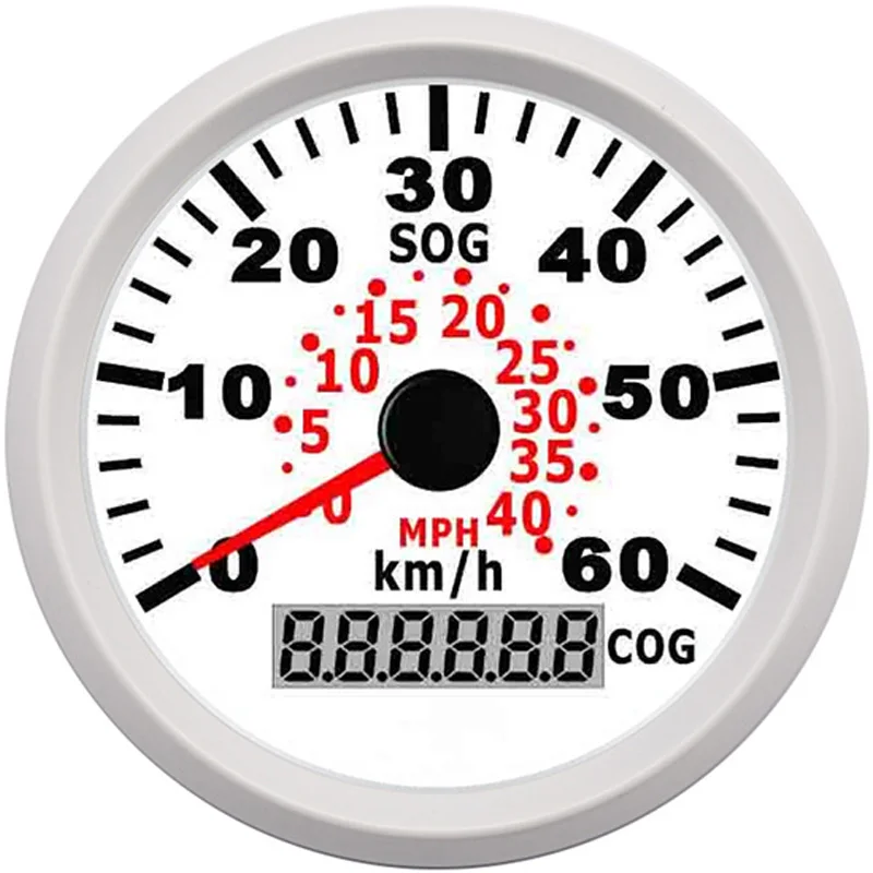 900-20013 Universal 85mm GPS Speedometer Gauge Odometer For ATV UTV Motorcycle Marine Boat Buggy 0-40MPH 0-60Km/h Speed Gauge Auto Truck - Цвет: 900-20013