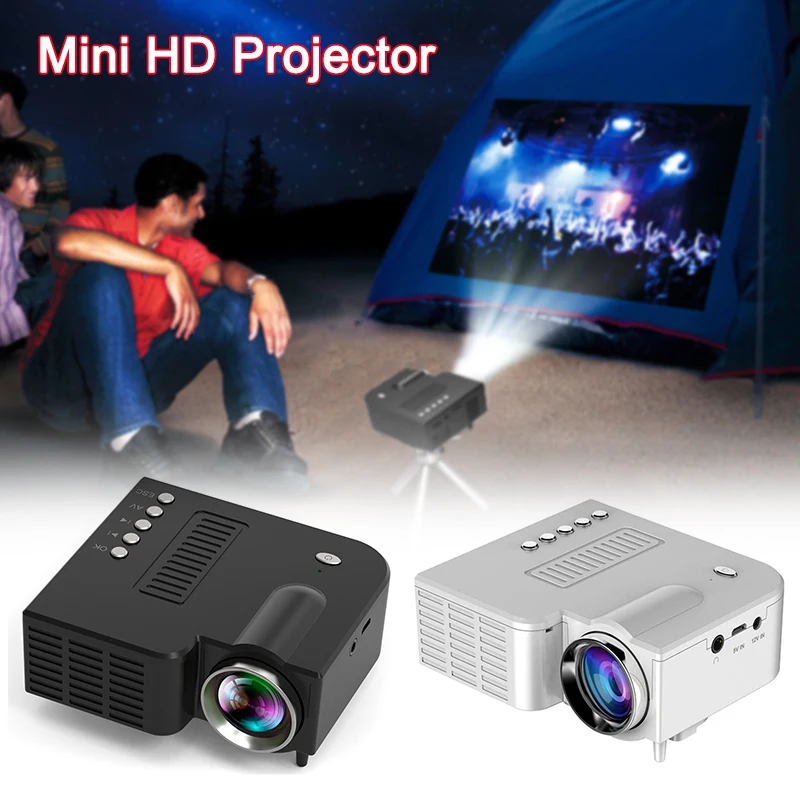 Мини-проектор Uc28c Портативный светодиодный проектор 1080p домашний кинотеатр