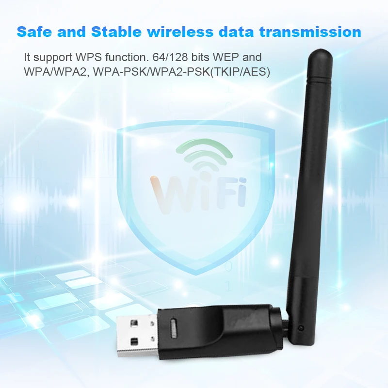 RT5370 USB Wifi адаптер 150 Мбит/с беспроводная сетевая карта USB адаптер антенны Wi-Fi Wifi приемник передатчик мягкий AP Прямая