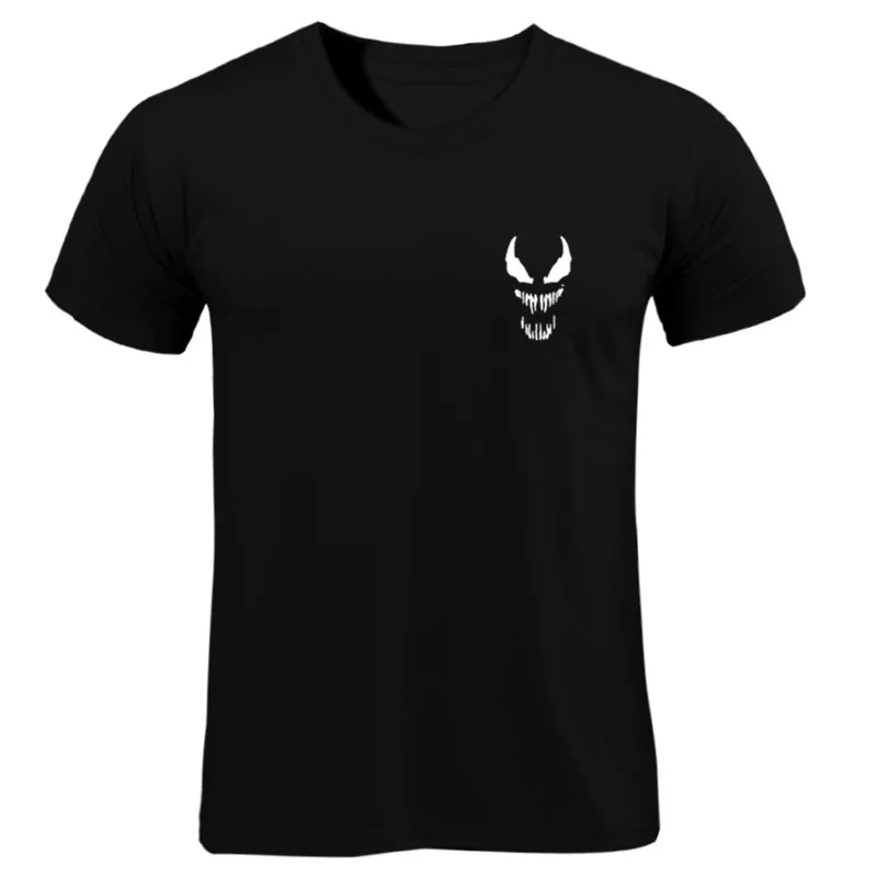 BLACK Новая одежда, модная футболка, мужская хлопковая дышащая мужская футболка с коротким рукавом для фитнеса, футболка для тренажерного зала, облегающая Повседневная летняя футболка - Цвет: BLACK