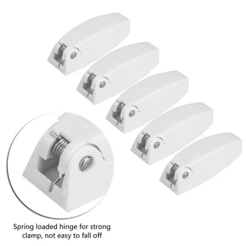 

Trailer Door Catch Holder Exterior Replacement ABS White Anti-impact 5pcs Latch Motor home