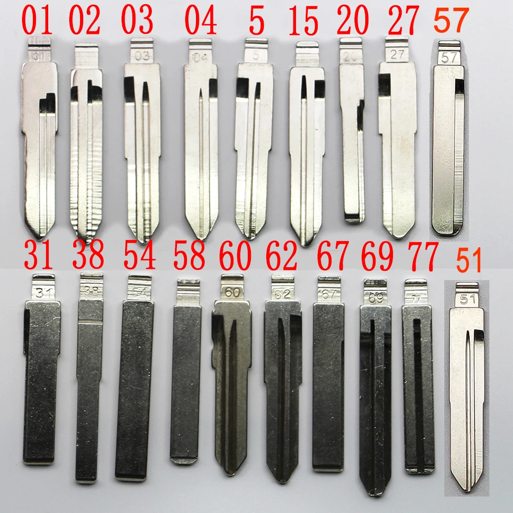 

Remote #02 #31B #15 #22 #25 #29 #5 #54 #58 #38 #60 #62 #77 Key Blade Car key embryo Car Key Embryo No.15 replacing the key head