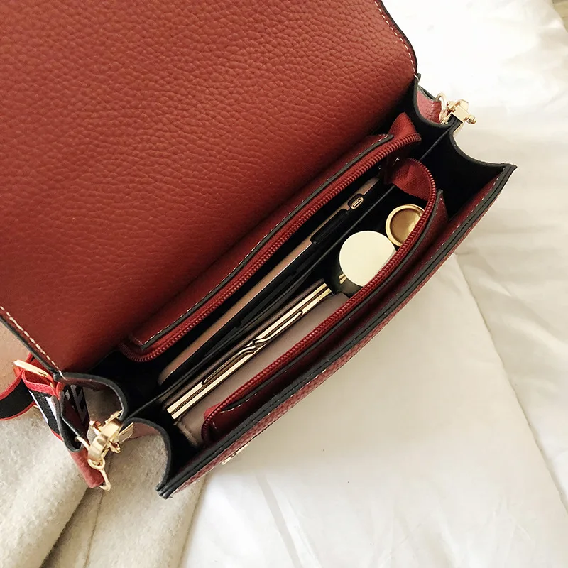 

New Style 2019 Fashion Bag Shoulder Casual Single Handbag Women's Versatile Western Style Wide-Strap INS Online Celebrity WOMEN'