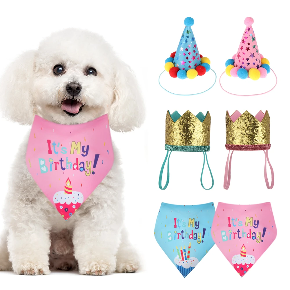 voz Montón de lanzadera Gorros de cumpleaños con lentejuelas para perros, sombrero, disfraz de cumpleaños  para perros y gatos, pañuelo para mascotas, accesorios para mascotas,  novedad|Accesorios para perros| - AliExpress