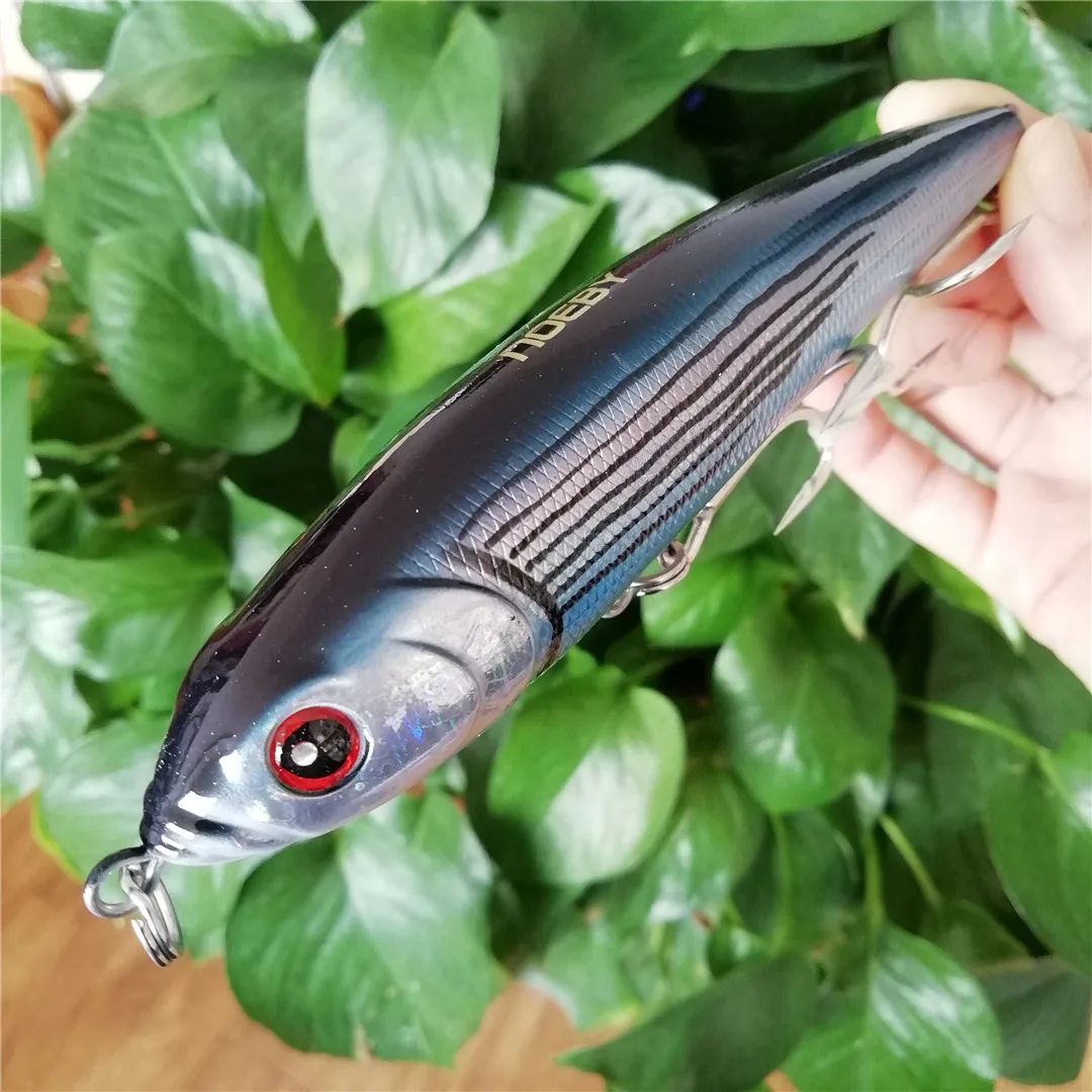 Isca de Pesca Stickbait para Baixo Noeby Afundando Lápis Isca Dura Pesca Difícil Enfrentar 6 Pçs 14cm 71g 10 Cheap Iscas artificiais