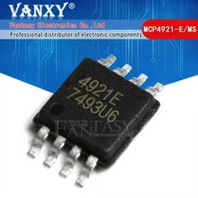 5PSC MCP4921-E/MS MSOP MCP4921 MSOP-8 4921E MSOP8 4921E MCP4921T-E/MS