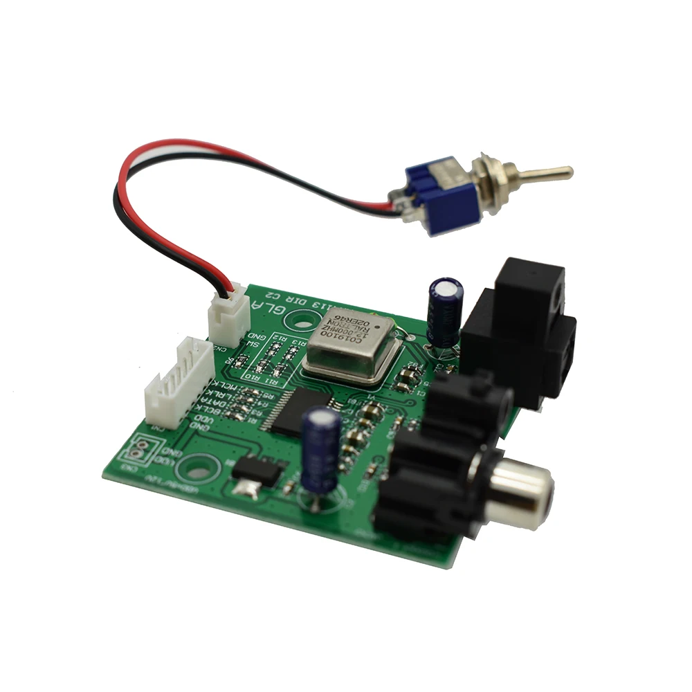 Lusya SPDIF коаксиальное волокно AK4113 плата приемника I2S выход для ЦАП платы 32 ~ 192 кГц G10
