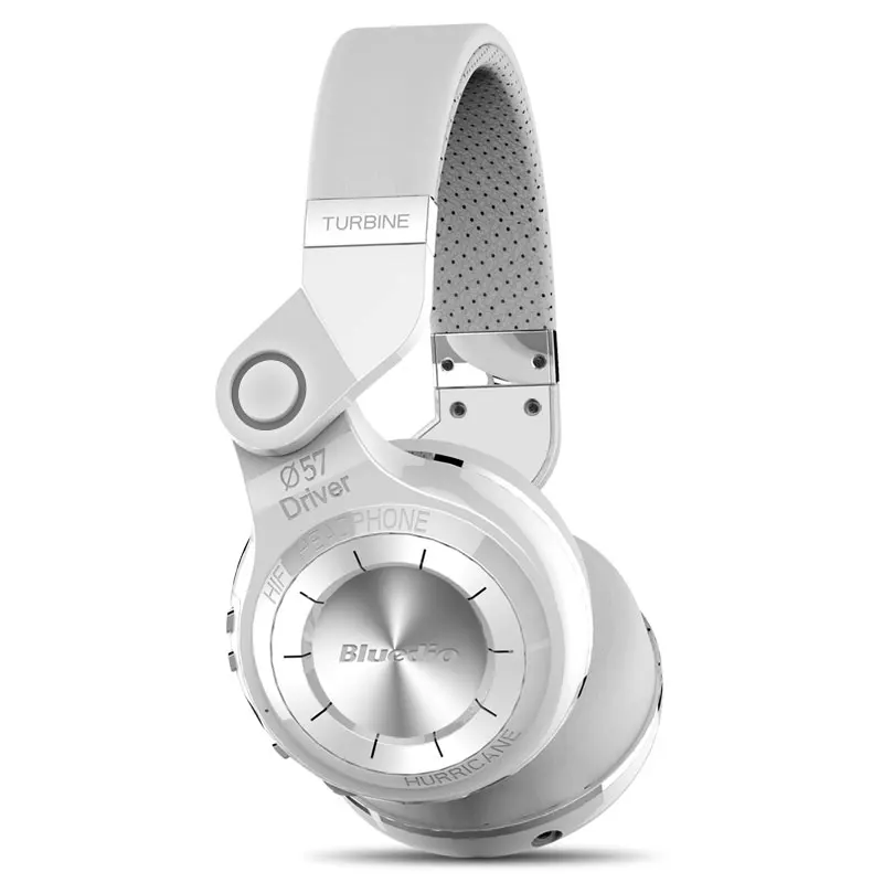White cloud version Bluedio T2 bluetooth стерео наушники беспроводные Bluetooth 4.1 Гарнитура hurrican серии на ухо наушников - Цвет: White cloud version