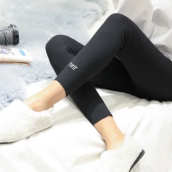 

Fashion Women's new spring and autumn thin cotton mid-rise leggings trousers